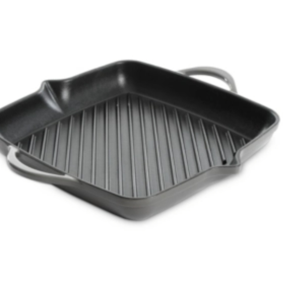 Cravings by Chrissy Teigen Enamel Cast Iron 12" Square Grill Pan - Picture 2 of 12
